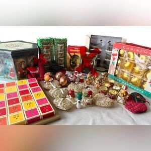 80s and 90s Christmas Decoration and Vintage Holiday Ornaments Collectibles